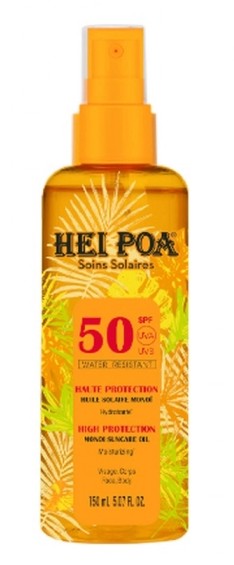 Hei Poa Huile Solaire Monoï SPF 50 Spray 150ml